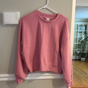 lululemon athletica Pink Crewneck Sweatshirt